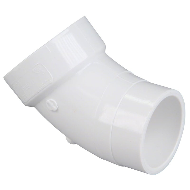 NIBCO U48062 11/2 SPGXH 45 STREET ELBOW PVC - Image 1